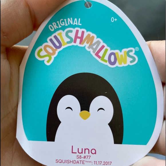 luna the penguin squishmallow, 8 inch! - Picture 2 of 4
